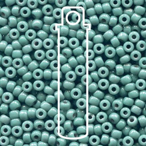 8/0 Miyuki Seed Beads - Duracoat Opaque Blue-Grey - 22gm 8/0 Miyuki Seed Beads - Duracoat Opaque Blue-Grey - 22gm