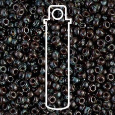 8/0 Miyuki Seed Beads - Transp Picasso Garnet - 22gm