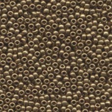 6/0 Miyuki Seed Beads - Metallic Light Bronze