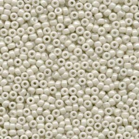 8/0 Miyuki Seed Beads - Limestone Luster - 22gm