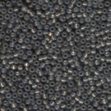 8/0 Miyuki Seed Beads - Grey Silver Lined Alabaster - 12.5g