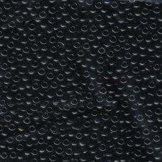 8/0 Miyuki Seed Beads - Opaque Black - 22gm