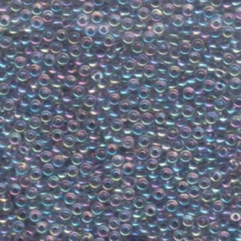 8/0 Miyuki Seed Beads - Amethyst Lined Crystal AB