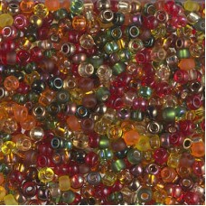 8/0 Miyuki Seed Beads - Autumn Mix -