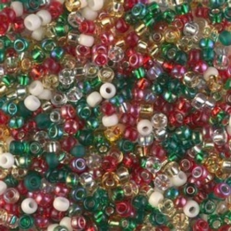 8/0 Miyuki Seed Beads - Christmas - 20gm