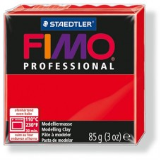 Fimo Professional Polymer Clay - True Red - 85gm