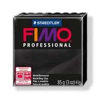 Fimo Professional Polymer Clay - Black - 85gm