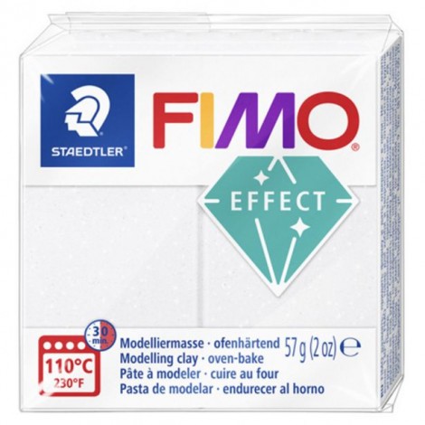 Fimo Soft Effect Polymer Clay - Galaxy White - 57gm Fimo Soft Effect Polymer Clay - Galaxy White - 57gm