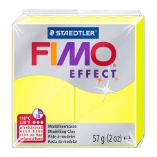 Fimo Soft Effect Polymer Clay - Neon Yellow - 57gm