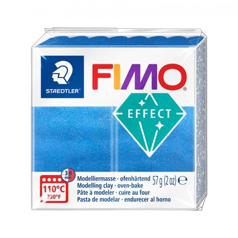 Fimo Soft Effect Polymer Clay 57g - Blue Metallic