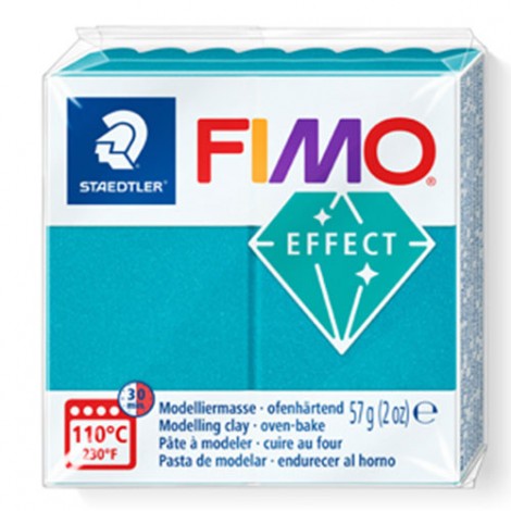 Fimo Soft Effect Polymer Clay 57g - Turquoise Metallic