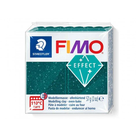 Fimo Soft Effect Polymer Clay - Galaxy Green - 57gm