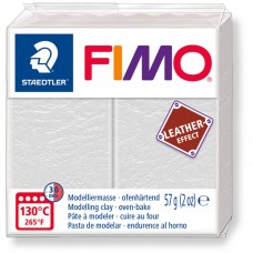 Fimo Leather Effect Polymer Clay - Ivory - 57gm