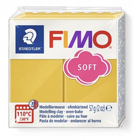 Fimo Soft Polymer Clay - Mango Caramel - 57gm
