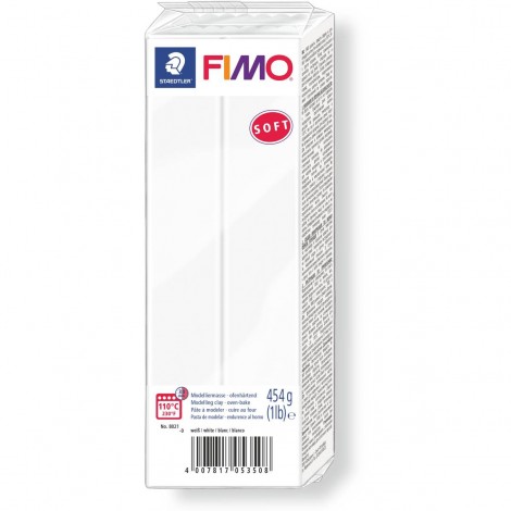 Fimo Soft Polymer Clay 454g - White
