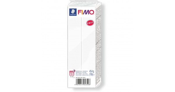 Fimo Soft Polymer Clay 454g - White, FIMO SOFT