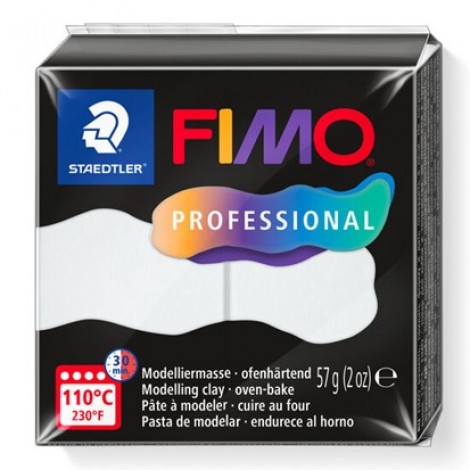 Fimo Professional Polymer Clay - White - 57gm