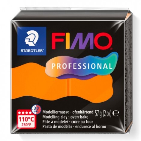 Fimo Professional Polymer Clay - Orange - 57gm