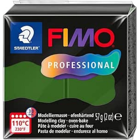 Fimo Professional Polymer Clay - Leaf Green - 57gm