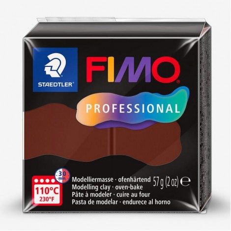 Fimo Professional Polymer Clay - Chocolate - 57gm Fimo Professional Polymer Clay - Chocolate - 57gm