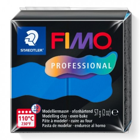 Fimo Professional Polymer Clay - True Blue - 57gm