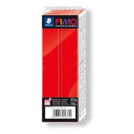 Fimo Professional Polymer Clay - True Red - 454gm Fimo Professional Polymer Clay - True Red - 454gm