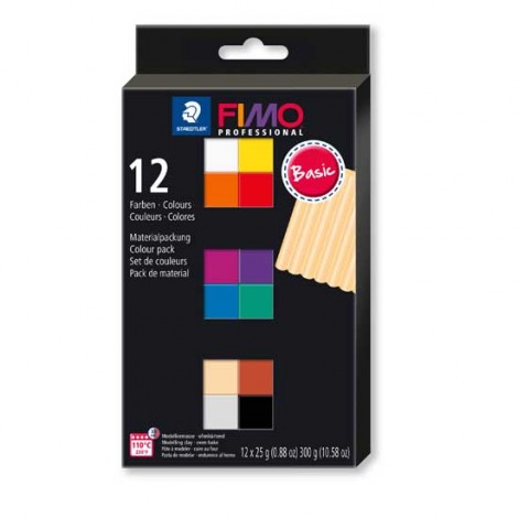 Fimo Professional Color Pack - 12 x 25gm blocks