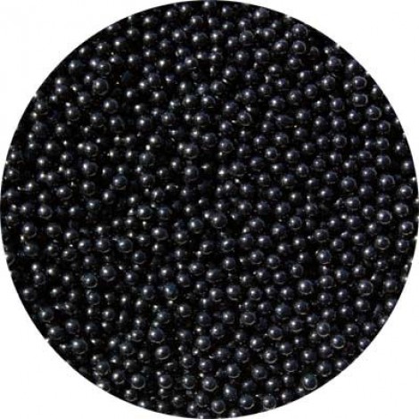 Art Institute 3mm Extra Large Glass Microbeads - Model T - Black 