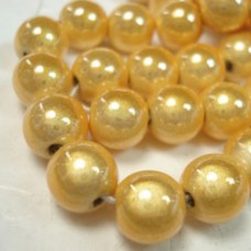 8mm Miracle Beads - Goldenrod