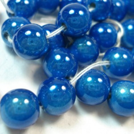 8mm Royal Blue Miracle Beads