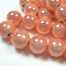 8mm Coral Miracle Beads