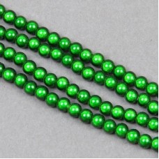 4mm Green Japanese Miracle Beads - Pack of 20