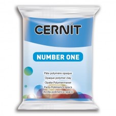 Cernit Polymer Clay - Number One - Blue - 56gm