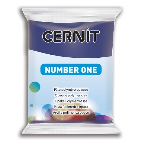 Cernit Polymer Clay - Number One - Navy Blue - 56gm
