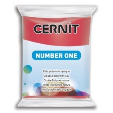 Cernit Polymer Clay - Number One - Xmas Red - 56gm