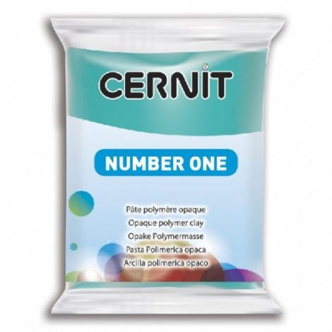 Cernit Polymer Clay - Number One - Turquoise - 56gm