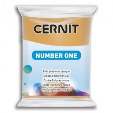 Cernit Polymer Clay - Number One - Yellow Ochre - 56gm