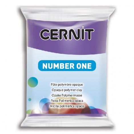 Cernit Polymer Clay - Number One - Violet - 56gm