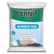 Cernit Polymer Clay - Number One - Emerald Green - 56g