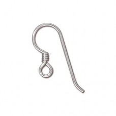 TierraCast 20ga Sterling Silver Earwires with Coil