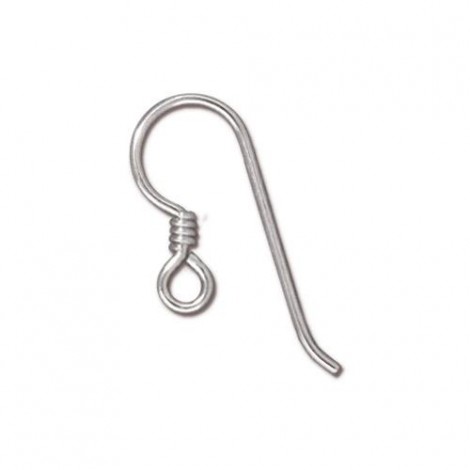 TierraCast 20ga Sterling Silver Earwires with Coil
