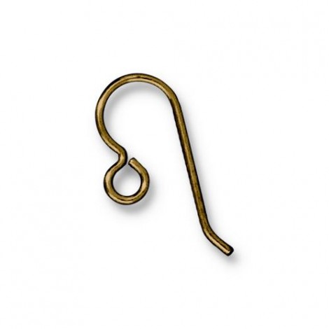TierraCast Niobium Brass Regular Loop 19ga Earwires