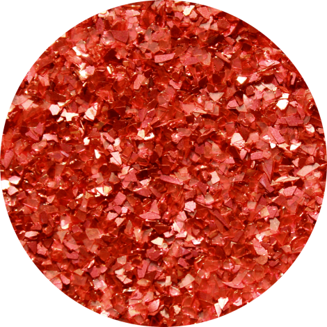 Art Institute Vintage Glass Shard Glitter - Carnelian Red