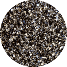 Art Institute Shard Vintage Glass Glitter - Tuxedo - Large 85gm Jar