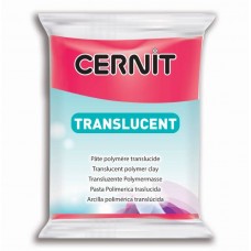 Cernit Polymer Clay - 56gm - Transparent Ruby Red