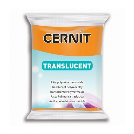 Cernit Polymer Clay - 56gm - Translucent Orange