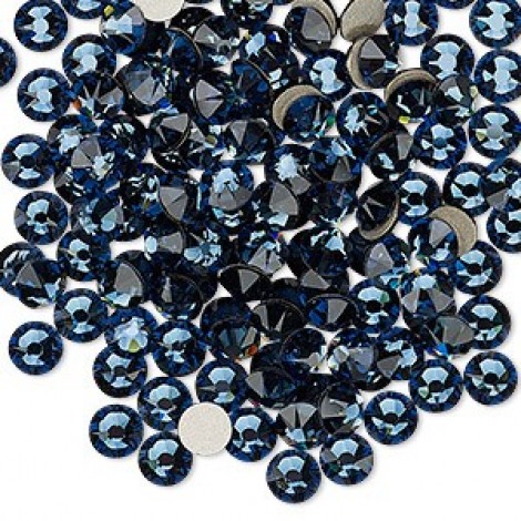 4.8mm SS20 Swarovski Crystal Flatbacks - Montana - Pack of 12 4.8mm SS20 Swarovski Crystal Flatbacks - Montana - Pack of 12