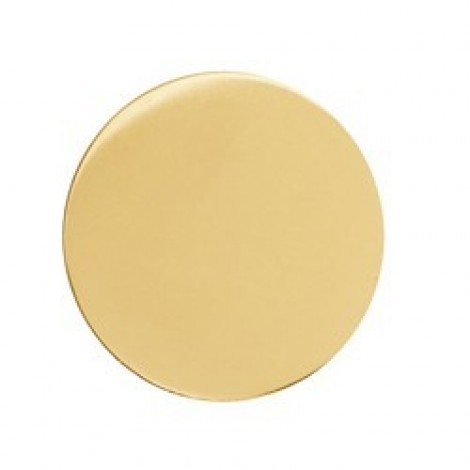 1" (25.4mm) Gold Filled 22ga Round Blank Disc