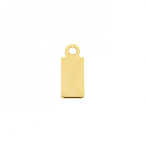 11.7x4.9mm 24ga 14kt Gold Filled Rectangle Blank Tags