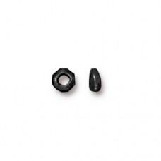 4.5mm TierraCast Heishi Nugget with 2mm ID - Black Oxide - Pack of 10